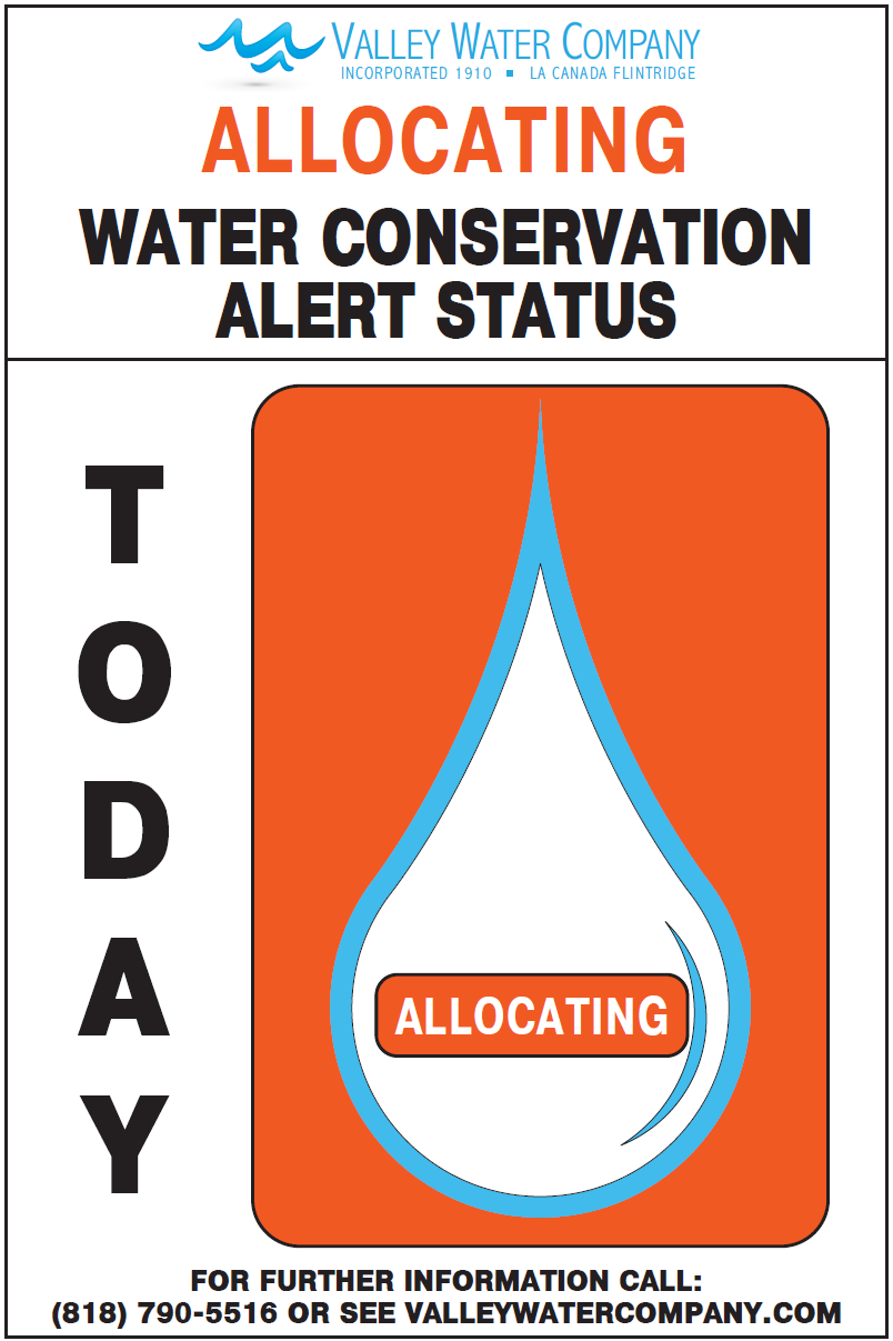 Water Conservation Alert